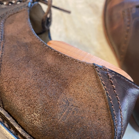 FRYE Men’s Oxford Saddle BROWN 13 D - Picture 5 of 11